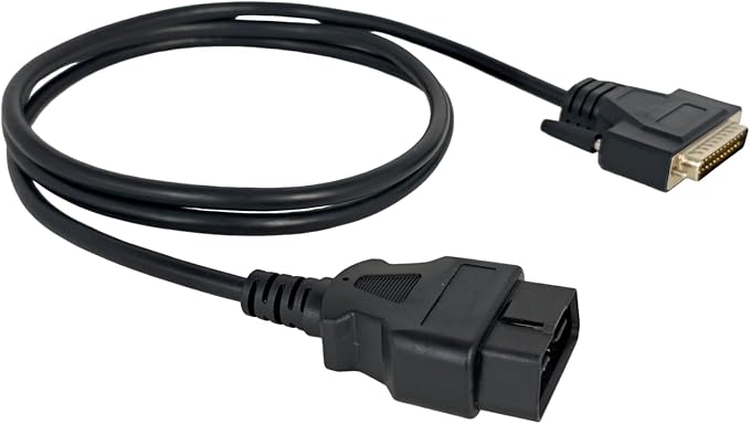 EZROAD OBD2 OBDII Cable Compatible with Zurich ZR11 ZR13 ZR15 Scan Tool Code Reader Scanner Scan Tool 63807 63806 56218 Connector to 26 Pin Male Adapter Cable 5 FT Data