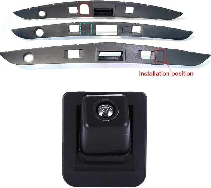 HD waterproof Car Handle Pre-Hole Reversing Reverse Backup Camera,for Mercedes S klasse W221 S300 S300L S350 S350L S400 S450 S550 S600 CL600 CL550 S63 CL63 AMG 60S E200/E260 coupe/C Klasse W204 (S204)