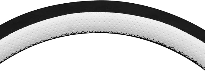 MEWANT Hand Stitch Steering Wheel Cover for Toyota Land Cruiser 2024-2026, Custom Fit DIY Wrap Interior Accessories