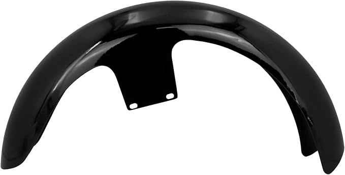 Front Fender 19'' 21'' 23'' Wheel Wrap Fit For Harley Touring Street Glide Road King Electra Glide Baggers (120/R21 Gloss Black)