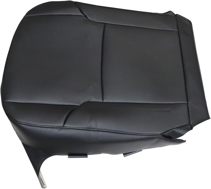 SecosAutoparts 4-Piece Front Seat Cover Set for Toyota 4Runner 2003-2009 - Black Leather Driver & Passenger Bottom + Back Replacement Covers, Custom Fit for Limited SR5 Sport TRD, with Foam Padding