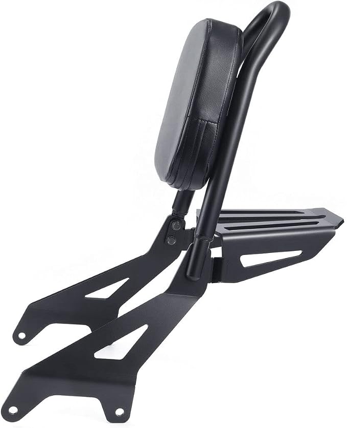 Detachable Motorcycle Sissy Bar Passenger Backrest with Luggage Rack Fit for Yamaha Star Bolt XVS 950 XV950 R Spec 2014-2022