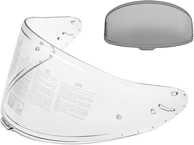 Self Tinting Motorcycle Face Shield with Transition Technology,Photochromic Visor Replacement Compatible with Shoei RF-1400 Z-8 NXR2, Clear to Dark Grey,Sun Protection