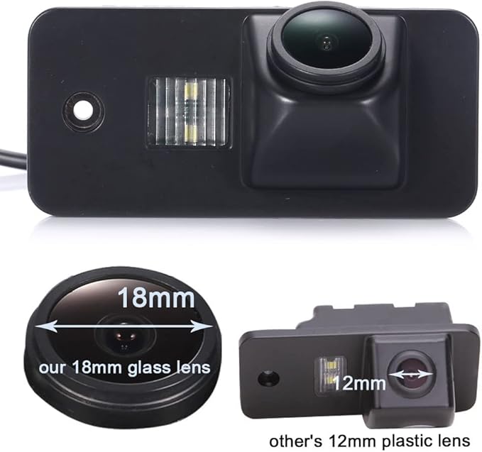 1280*720 pixels car rear view backup camera parking Vehicle camera replacement for Audi A1 A3 S3 A4 S4 A5 S5 A6 A6L S6 A8 Q5 Q7 A8L S6 RS4 Avant TT Passat B7 waterproof night vision Parking assitance