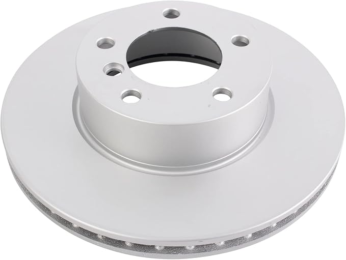 TRQ Front Brake Rotor Set G Coated Vented Compatible with 2008-2013 BMW 128i 2006 325i 325xi 2007 328i 328xi