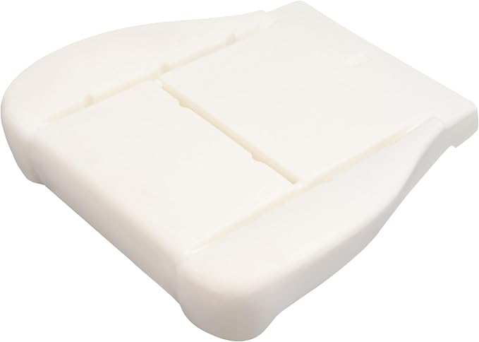 ALMULOO Seat Foam & Seat Bottom Cover Compatible with 2001-2004 Toyota Tundra Driver Side Replacement Seat Foam Cushion Seat Cover White & Tan (2 Packages)