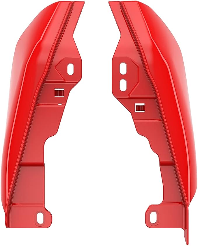 Advanblack 2024 RG Mid Frame Air Deflectors Compatible for Harley Touring Street Glide, Road King, Electra Glide, 2009-2025(Scarlet Red)