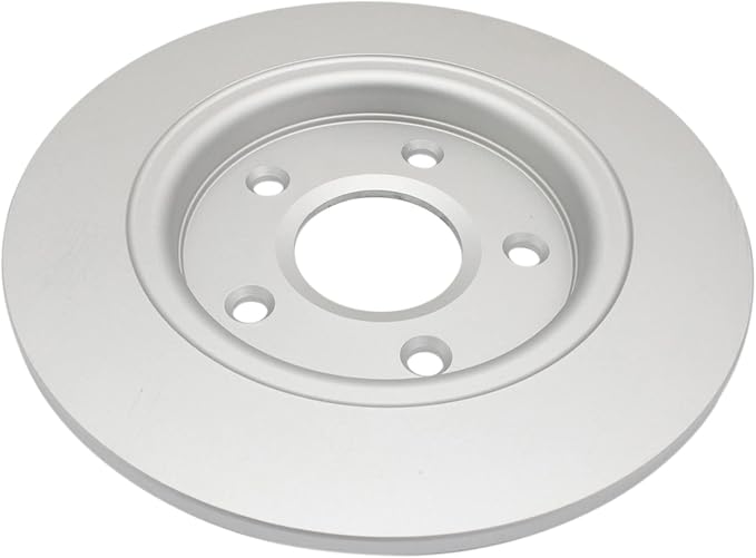 TRQ Rear Brake Rotor Set G Coated Solid Compatible with 2008-2016 Chrysler Town and Country 2008-2016 Dodge Grand Caravan 2009-2013 Journey 2012-2015 Ram C/V 2009-2014 Volkswagen Routan