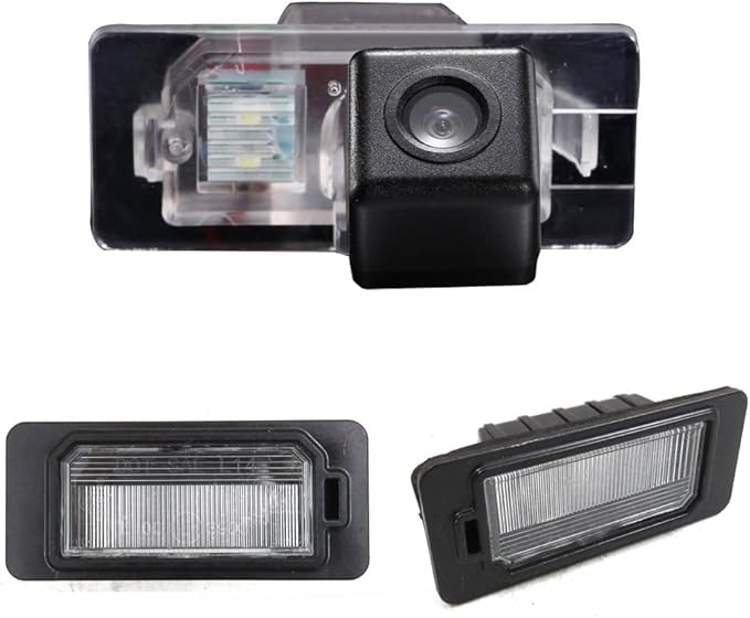HD Waterproof Car Rear View Backup Camera Vehicle-Specific License Plate Light Reverse Camera, Parking Safety Assistant System Night Vision, Replacement for Fiat 500X Petrol Diesel SUV FWD 334