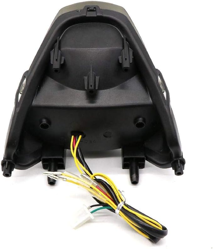 MZS Motorcycle Tail Light, LED Integrated Turn Signal Blinker Smoke Compatible with CBR250R 2011-2013 / CB300F 2015-2018 / CBR300R 2015-2022