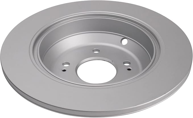TRQ Rear Brake Rotor Set Solid G Coated Compatible with 2009-2016 Hyundai Genesis 2017-2020 Genesis G80 2016-2017 Kia K900