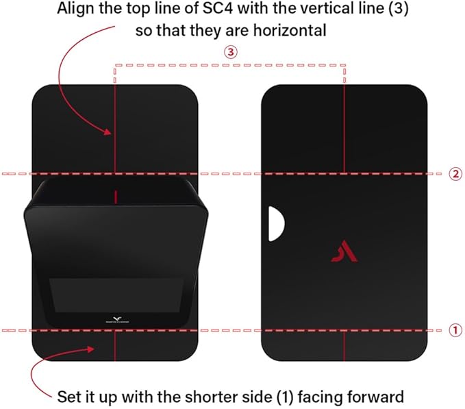 Voice Caddie SC4 Portable Launch Monitor Pouch | Protective Hard Carry Case | Electronics Accessories Storage