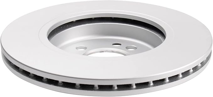 TRQ Front Brake Rotor Set G Coated Vented Compatible with 2002-2006 Mini Cooper