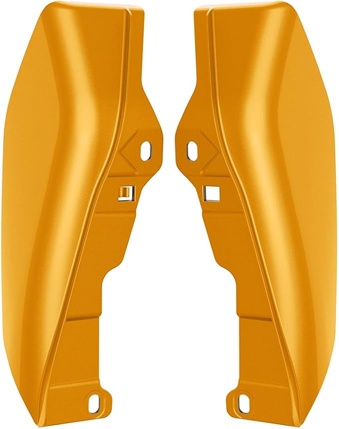 Color - Matched Mid Frame Air Deflectors Heat Shield, Perfectly Fit for Harley Touring Models 2009-2026 Prospect Gold
