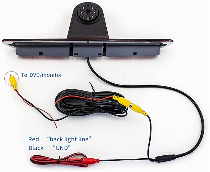 Car Brake Light Backup Camera for Mercedes-Benz Sprinter/VW Crafter Vans LED Light Parking