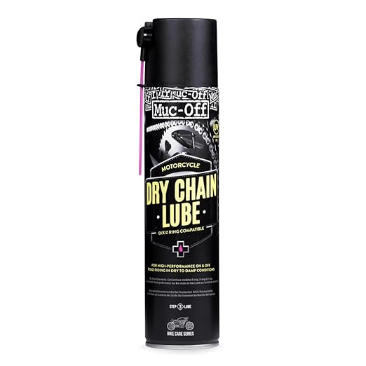 Muc-Off Motorcycle Dry Chain Lube| Ultra-Durable Synthetic Formula | Long-Lasting Lubrication | Maximum Chain Protection for Dry Conditions | Perfect for Motorcycle Chains