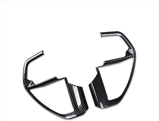 for Toyota Tundra 2022 2023 2024 2025 2026 Wheel Steering Trim Panel Cover Trims ABS Carbon Fiber Pattern