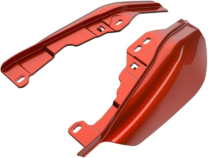 Advanblack 2025 RG Mid Frame Air Deflectors Compatible for Harley Touring Street Glide, Road King, Electra Glide, 2009-2025 (Whiskey Firestorm)