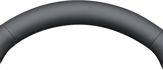 MEWANT Hand Stitch Steering Wheel Cover for Chevy Camaro 2016-2025 Custom Black Microfiber Leather Interior DIY Wrap Restoration Kit Anti-Slip Breathable Protector