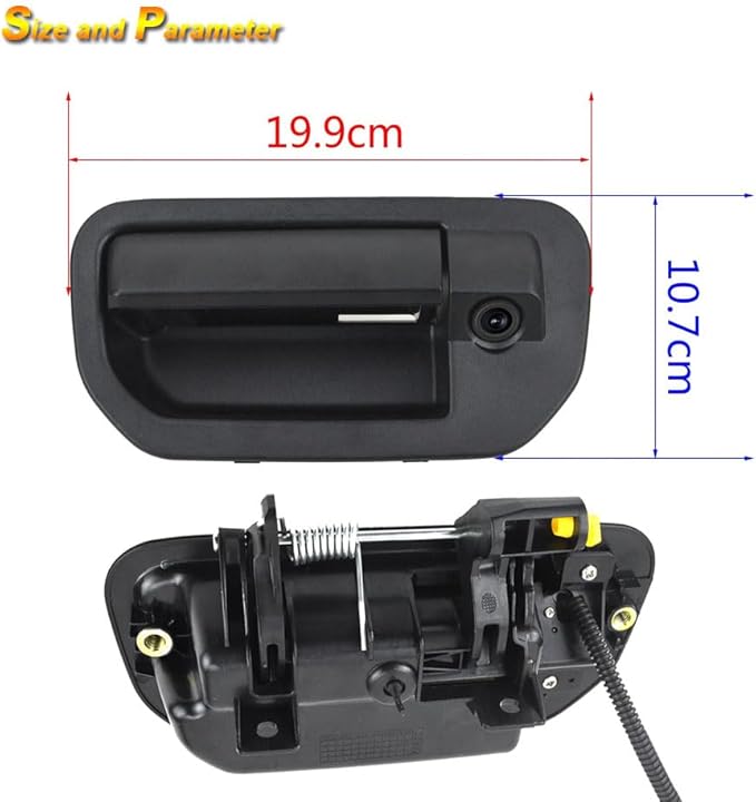generic IP67 Waterproof Car Backup Camera Tailgate Handle Rear View Camera Replacement for Honda Ridgeline DX RT RTL RTS 2006-2014 OEM : 74810SJCA21ZK