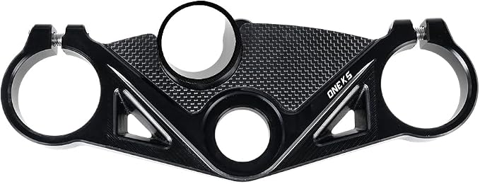 ONE.K.S Motorcycle Triple Tree Forks Top Clamp Front End Upper Top Steering Clamp Fit for Kw-asaki ZX6R 2019-2026 European Version Triple Tree Uplink CNC Aluminum