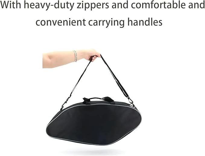 VITINO Motorcycle Saddlebag Liner Bags for Harley Softail Black 2 Packs | Fit for Sport Glide FLSB 2018-2021 Low Rider ST FXLRST 2022-2026| Waterproof Soft Luggage Organizer with Heavy-Duty Zippers