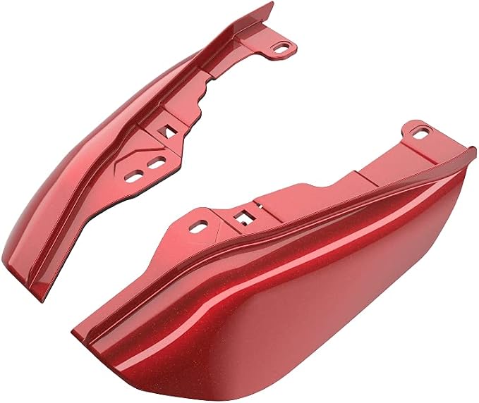 Advanblack 2024 RG Mid Frame Air Deflectors Compatible for Harley Touring Street Glide, Road King, Electra Glide, 2009-2025(Ember Red Sunglo)