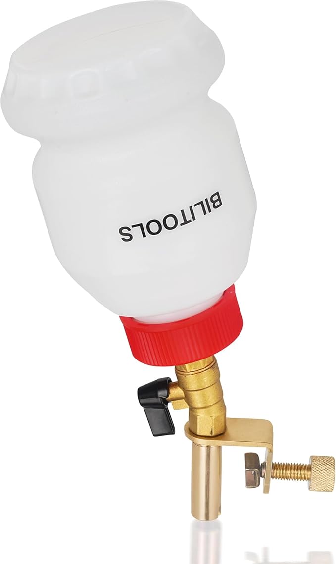 BILITOOLS 1L Brake Fluid Refilling Bottle, Master Brake Cylinder Bleeder Dispensing Automotive Tool, Universal Fit, Easy Operation for Cars, Motorcycles, ABS Systems
