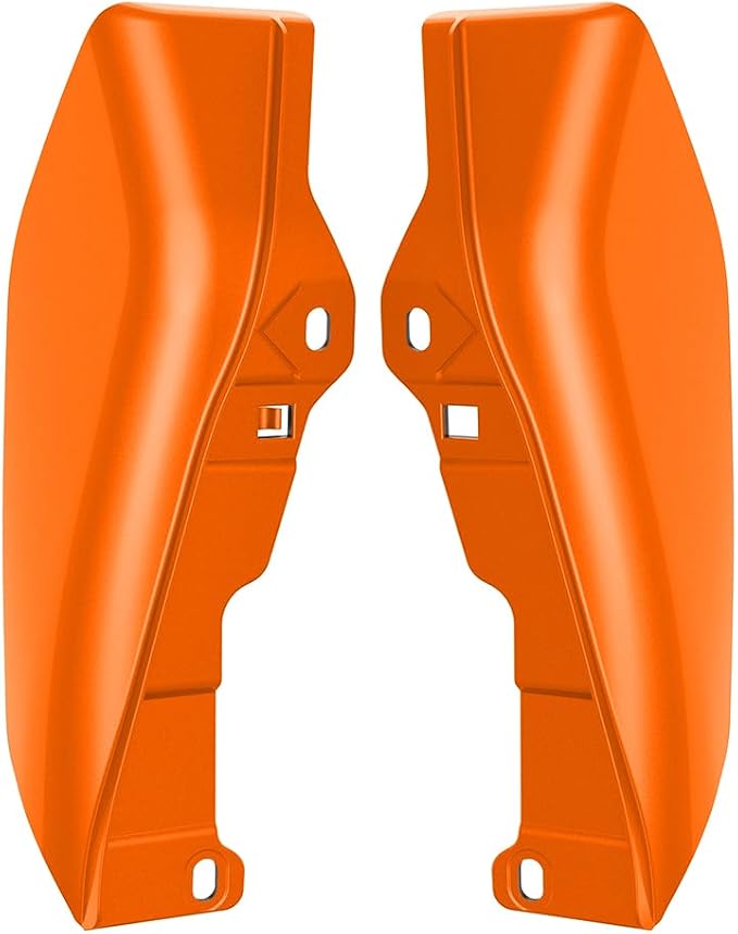 Color - Matched Mid Frame Air Deflectors Heat Shield, Perfectly Fit for Harley Touring Models 2009-2026 Baja Orange