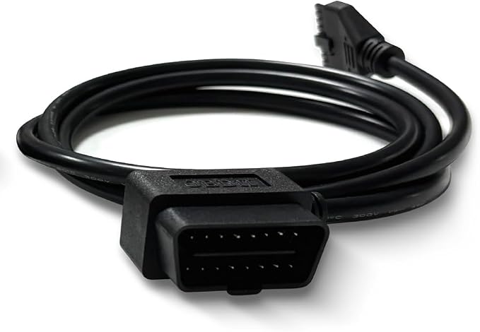 OBD2 16 Pin to 10 Pin Adapter Cable for PT30 HOS ELD Logbook,Compliant ECM w/DOT,Compatible with OBD 16pin Diagnostic Connector,Work for Freighliner/Kenworth/Peterbilt/Westernstar Truck