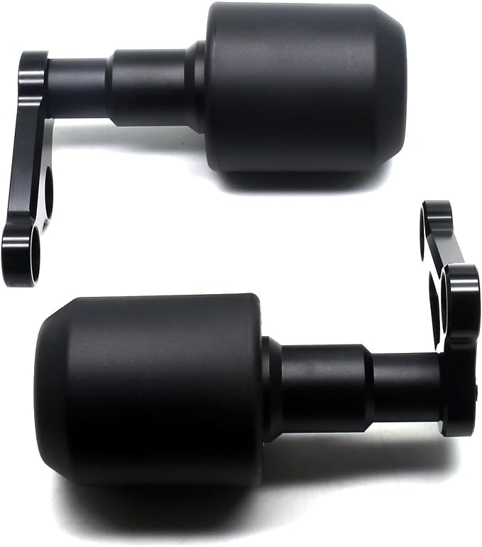MZS Motorcycle Frame Sliders Compatible with YZF R3 YZF-R3 2015 2016 2017 2018, Racing Falling Crash Protector Guards No Cut Kits Black