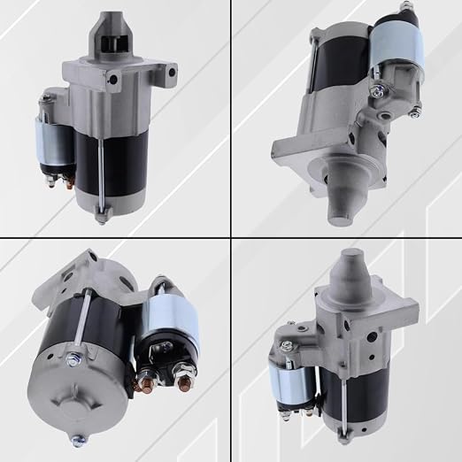 12V 0.6KW 9T Starter Motor EG371-63010 EG371-63011 Compatible for Kubota ZG222 ZG227 ZG222A-AU ZG222A-AU ZG327P ZG327PA-AU Zero-Turn Mower for Kawasaki Eng FH721D