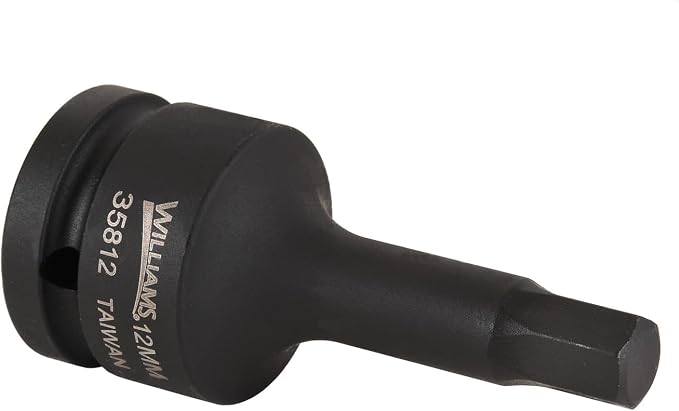Williams JHW35810 3/4-Inch Drive Impact Hex Bit Driver, 10mm , Black