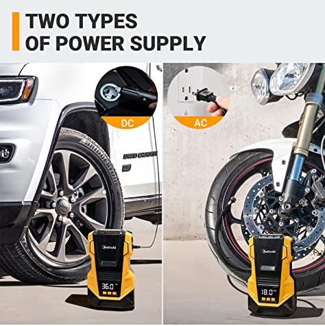 AstroAI Air Compressor Tire and AstroAI AC to DC Converter 10A