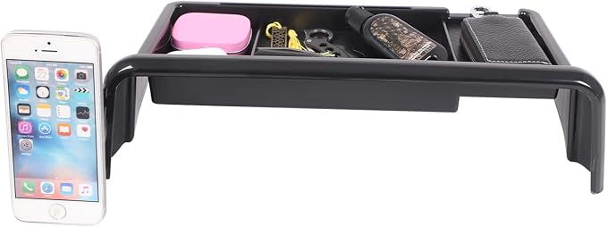Aunginsy Center Console Dash Storage Tray with Magnetic Phone Holder Compatible with Kia Telluride 2020-2022, Car Dashboard Multi-Functional Mobile Phone Mount Storage Box Organizer Tray Accessories
