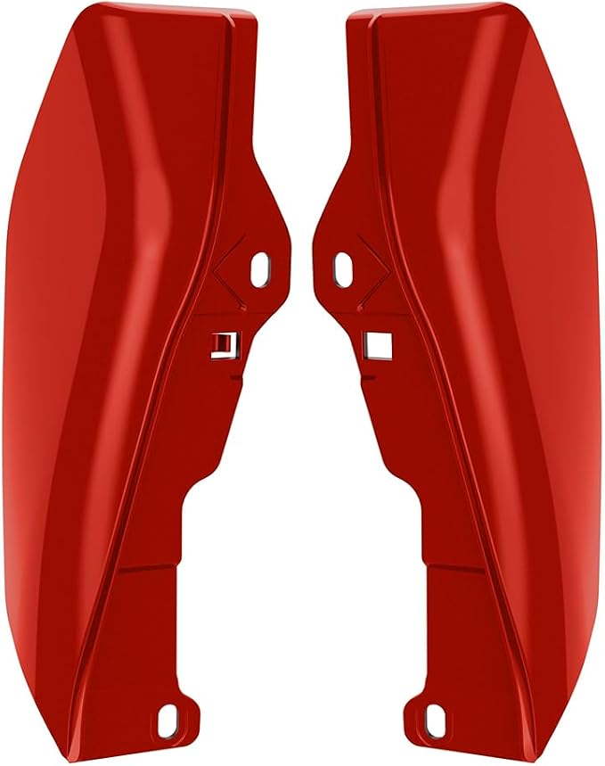 Color - Matched Mid Frame Air Deflectors Heat Shield, Perfectly Fit for Harley Touring Models 2009-2026 Whiskey Fire