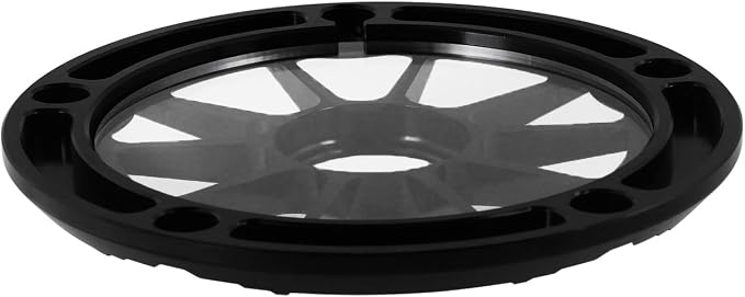 POWER JAMES Black Aluminum Visible Primary Cover Clutch Derby Cover with PC Acrylic Transparent Glass Fits for Harley Davidson 2019-24 Softail Street Bob Low Rider ST Fat Boy Bob Models (Fully Black)