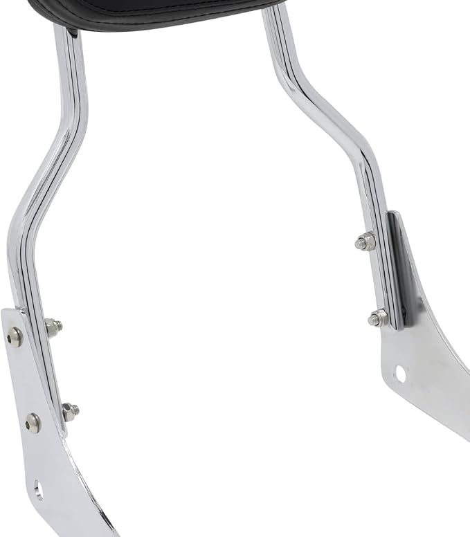 Passenger Tall Sissy Bar Rear Backrest for Honda Rebel 250 CMX250 CA250 All Year, Chrome