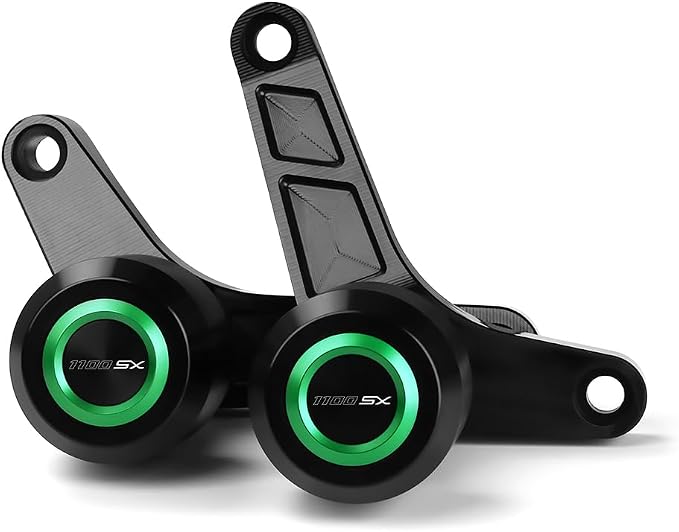 Modeer Motorcycle Frame Sliders Compatible with NINJA 1100SX Ninja 1100 SX/SE 2025 2026 Falling Protector Crash pads ninja1100sx ninja 1100sx Accessories (green)