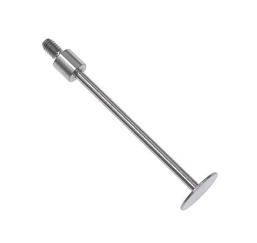 SUXING Flat Contact Points for Dial Indicator Depth 0.5mm Thickness 10 mm Diameter 4-48 UNF Thread 40 mm Length(4-48UNF D10L40)