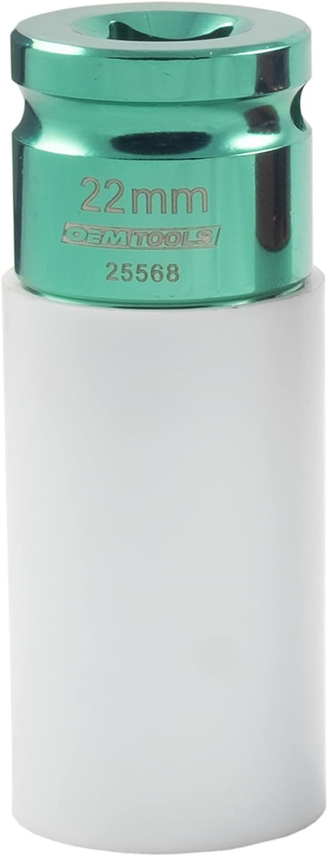 OEMTOOLS 25568 1/2 Inch Drive 22mm Non-Marring Lug Nut Socket, Protects Lug Nuts from Damage, Color-Coded and Clearly Marked Tire Removal Tools, Hex Sockets