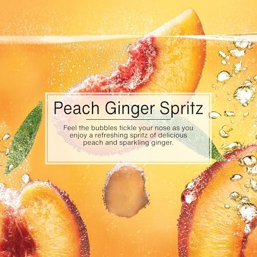 LITTLE TREES Car Air Freshener | Hanging Tree Provides Long Lasting Scent for Auto and Home | 24 Air Fresheners |Peach Ginger Spritz