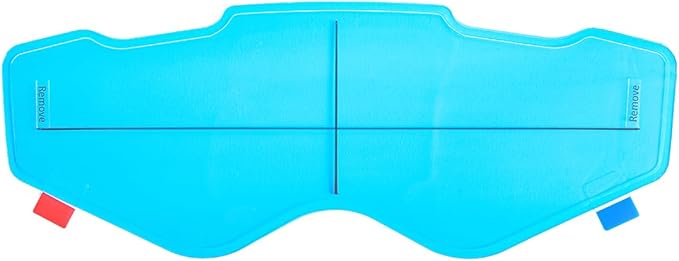 Anti-Fog Helmet Visor Film for Motorcycle Helmets Face Shield Compatible with ARAI XD4 Helmets Visor Insert Anti-fog,Clear Vision Fog Free Helmet Shield for Cold and Rainy Days 3.7" x 10.7"