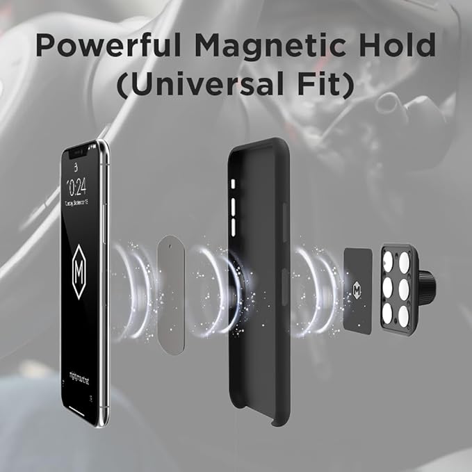 Magnetic Phone Holder for Car - Magnetic Air Vent Phone Mount, 360 Adjustable Hands-Free Car Phone Holder Ultra Strong Magnets, Compatible with iPhone 14/15/16/17, Iphone Air & Smartphone