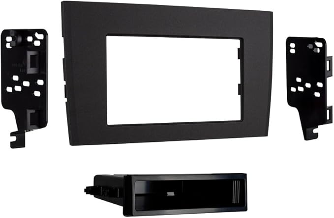 Metra 99-9228B Single/Double DIN Dash Kit for 2003-2014 Volvo XC90 (Black) & 70-9221 Radio Wiring Harness for Select Volvo 97-07