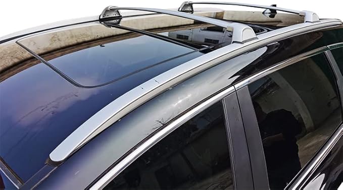 Roof Rack Cross Bars & Side Rail Kit for Honda CRV CR-V 2017-2022 – Durable Aluminum Alloy, Complete Set with 2 Cross Bars + 2 Side Rails, Secure Transport for Kayaks, Bikes, Cargo Carriers & Luggage