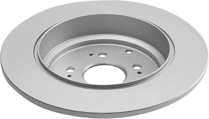 TRQ Rear Brake Rotor Set G Coated Solid Compatible with 2007-2013 Acura MDX 2010-2013 ZDX 2011-2017 Honda Odyssey 2009-2015 Pilot