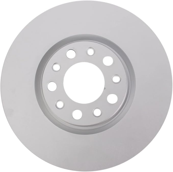 TRQ Front Brake Rotor Set Coated Compatible with 15-17 Chrysler 200 13 Dodge Dart 17 Jeep Compass with 305mm Diameter Front Rotors Models