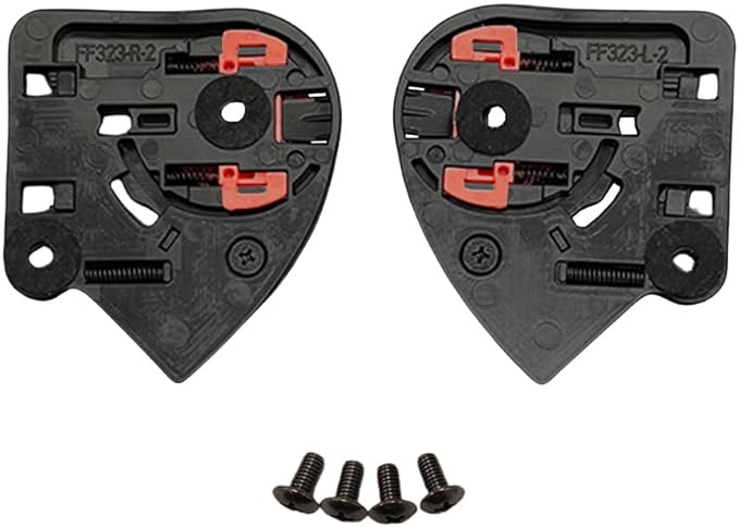 Helmet Visor Base Side Plate Replacement for Sedici Strada 2/3,Motorcycle Helmet Shield Gear Base Plate Povit Kit Compatible with Citation,Sedici Strada 2/3,FT2 Vector,FF801,FF397