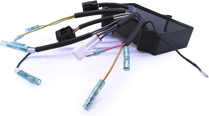 Boat Engine 6H2-85540-10 6H2-85540-11 6H2-85540-12 6H2-85540-13 ABS Ignitor Capacitor Discharge Ignition Coil Unit Assembly for Yamaha Outboard Motor 2-Stroke 50HP 60HP 70HP